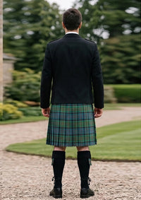 Traditional_Macdonald_of_Clanranald_tartan_4521_Kilt_and_Argyle_Jacket_Kilt_Outfit_back_image
