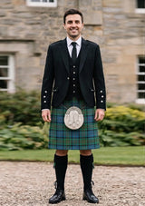 Traditional_Macdonald_of_Clanranald_tartan_4521_Kilt_and_Argyle_Jacket_Kilt_Outfit_front_image