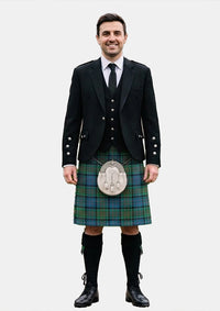 Traditional_Macdonald_of_Clanranald_tartan_4521_Kilt_and_Argyle_Jacket_Kilt_Outfits_front_image