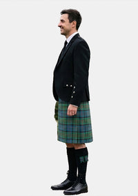 Traditional_Macdonald_of_Clanranald_tartan_4521_Kilt_and_Argyle_Jacket_Kilt_Outfits_left_image