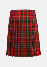 Traditional_Macdougall_Tartan_kilt_back_image_with_pleated_design_and_adjustable_buckles_for_men
