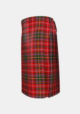 Traditional_Macdougall_Tartan_kilt_left_image_with_pleated_design_and_adjustable_buckles_for_men