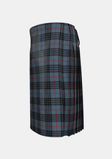 Traditional_Mackay_Blue_Tartan_kilt_264_left_image_with_pleated_design_and_adjustable_buckles_for_men