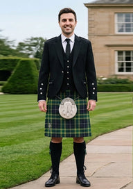 Traditional_Mackellar_tartan_939_Kilt_and_Argyle_Jacket_Kilt_Outfit_front_image