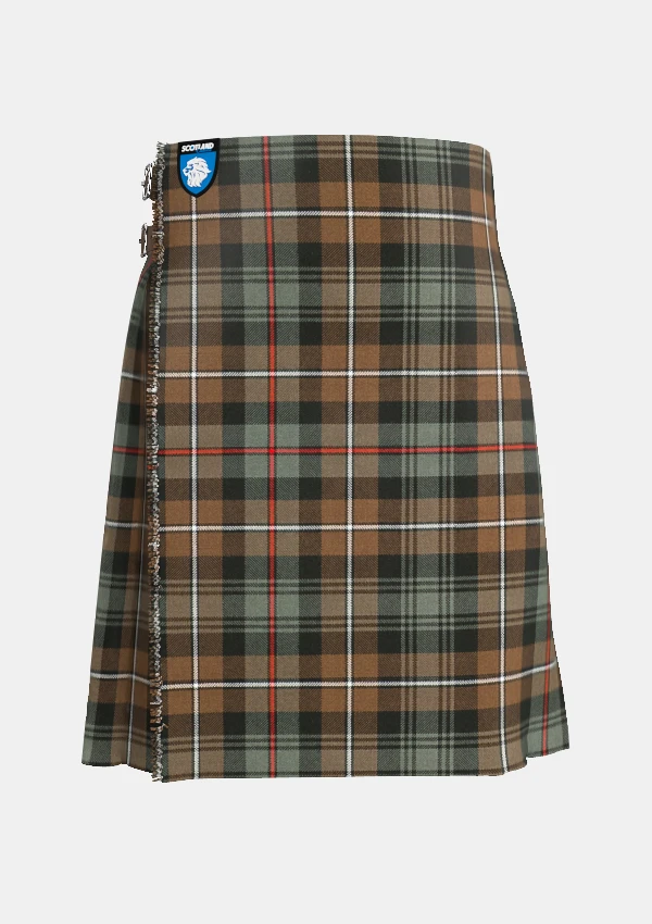 Traditional_Mackenzie_Weathered_tartan_front_image_with_pleated_design_and_adjustable_buckles_for_men
