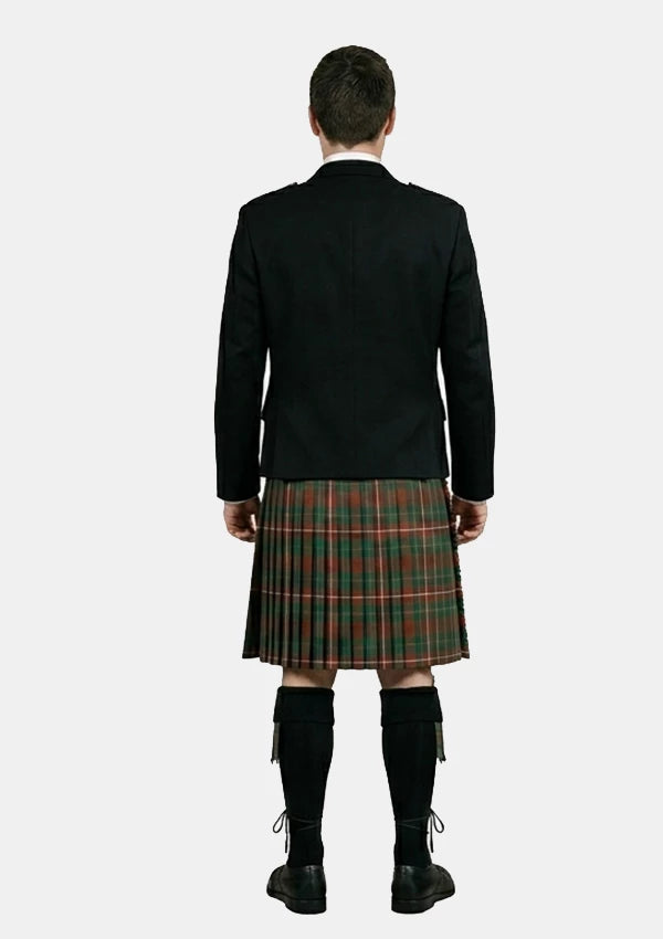 Traditional_Mackinnon_hunting_modern_tartan_Kilt_and_Argyle_Jacket_Kilt_Outfits_back_image