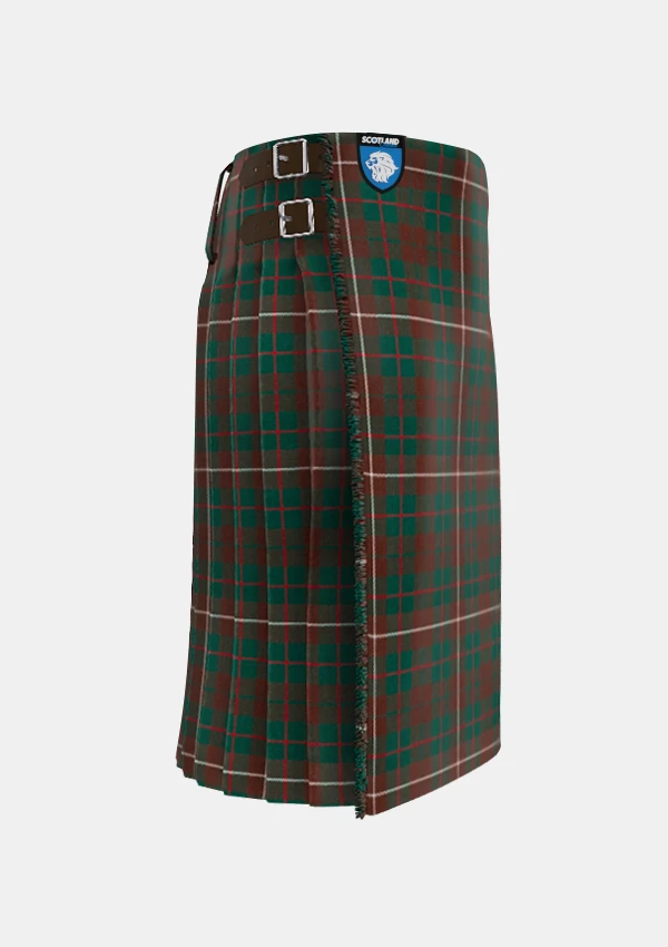 Traditional_Mackinnon_hunting_modern_tartan_right_image_with_pleated_design_and_adjustable_buckles_for_men