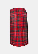 Traditional_Mackinnon_modern_tartan_left_image_with_pleated_design_and_adjustable_buckles_for_men