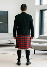 Traditional_Maclachlan_modern_tartan_Kilt_and_Argyle_Jacket_Kilt_Outfit_back_image