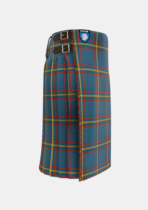 Traditional_Maclain_of_lochbuie_hunting_ancient_tartan_right_image_with_pleated_design_and_adjustable_buckles_for_men