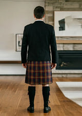 Traditional_Maclain_of_lochbuie_hunting_tartan_Kilt_and_Argyle_Jacket_Kilt_Outfit_back_image