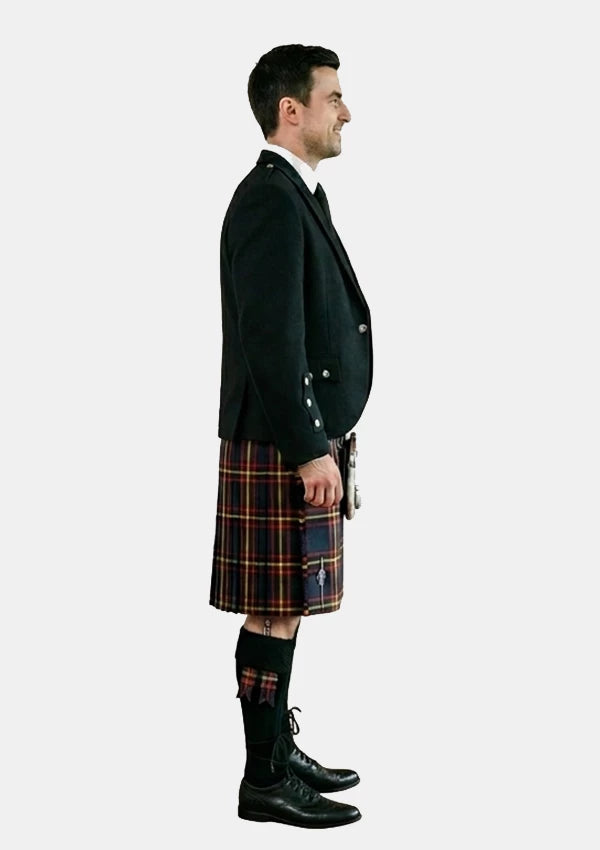 Traditional_Maclain_of_lochbuie_hunting_tartan_Kilt_and_Argyle_Jacket_Kilt_Outfits_right_image