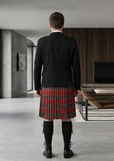 Traditional_Maclean_Red_Tartan_Kilt_and_Argyle_Jacket_Kilt_Outfit_back_image