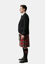 Traditional_Maclean_Red_Tartan_Kilt_and_Argyle_Jacket_Kilt_Outfits_left_image