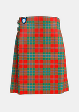 Traditional_Maclean_of_Duart_tartan_front_image_with_pleated_design_and_adjustable_buckles_for_men