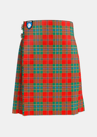 Traditional_Maclean_of_Duart_tartan_front_image_with_pleated_design_and_adjustable_buckles_for_men