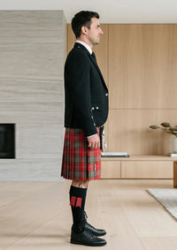 Traditional_Maclean_of_duart_weathered_tartan_Kilt_and_Argyle_Jacket_Kilt_Outfit_right_image