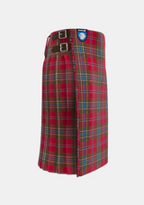 Traditional_Maclean_of_duart_weathered_tartan_right_image_with_pleated_design_and_adjustable_buckles_for_men