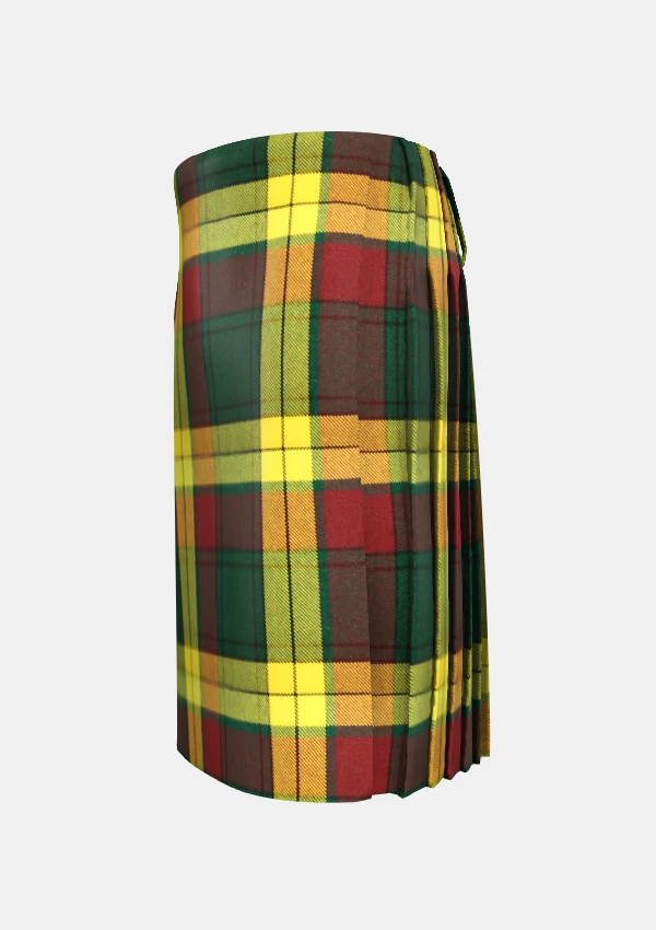 Traditional_Macmillan_tartan_left_image_with_pleated_design_and_adjustable_buckles_for_men