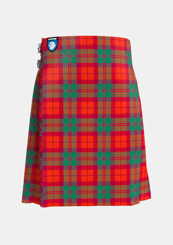 Traditional_Macnab_tartan_front_image_with_pleated_design_and_adjustable_buckles_for_men