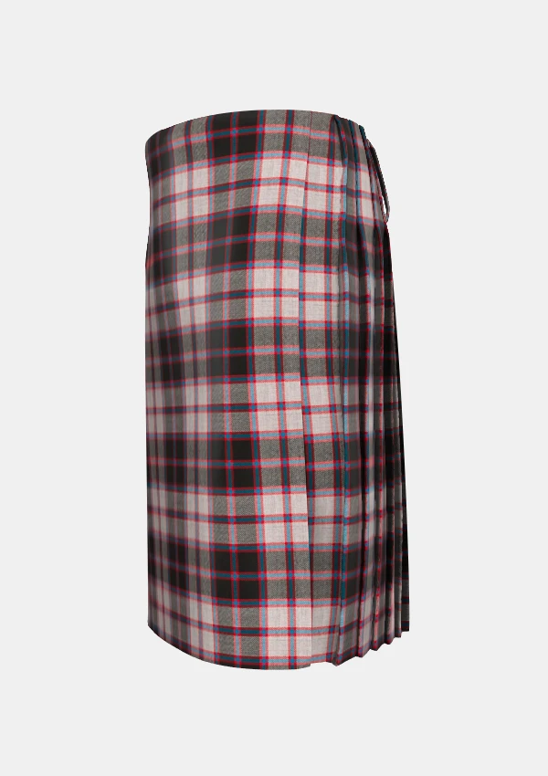 Traditional_Macpherson_Hunting_tartan_left_image_with_pleated_design_and_adjustable_buckles_for_men