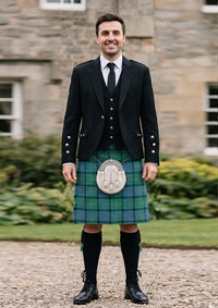 Traditional_Macthomas_tartan_407_Kilt_and_Argyle_Jacket_Kilt_Outfit_front_image