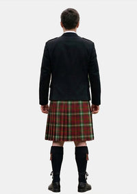 Traditional_Maguire_Tartan_6065_Kilt_and_Argyle_Jacket_Kilt_Outfits_back_image