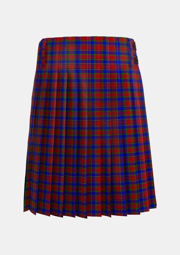 Traditional_Mair_Personal_Tartan_1406_kilt_back_image_with_pleated_design_and_adjustable_buckles_for_men