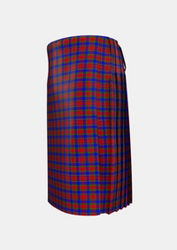 Traditional_Mair_Personal_Tartan_1406_kilt_left_image_with_pleated_design_and_adjustable_buckles_for_men