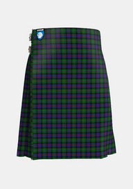 Traditional_Malcolm_Two_Tartan_5696_kilt_front_image_with_pleated_design_and_adjustable_buckles_for_men