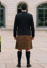 Traditional_Maple_Leaf_Tartan_2034_Kilt_and_Argyle_Jacket_Kilt_Outfit_back_image