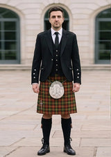 Traditional_Maple_Leaf_Tartan_2034_Kilt_and_Argyle_Jacket_Kilt_Outfit_front_image