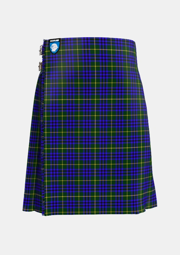 Traditional_Marshall_of_Keith_Personal_Tartan_2976_kilt_front_image_with_pleated_design_and_adjustable_buckles_for_men
