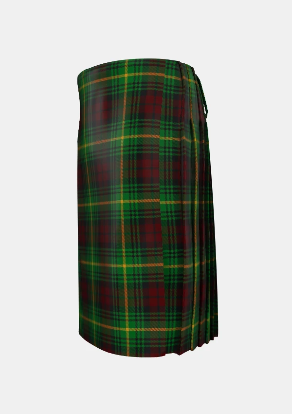 Traditional_Martin_tartan_1207_left_image_with_pleated_design_and_adjustable_buckles_for_men