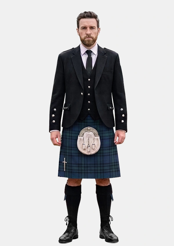 Traditional_Matheson_Hunting_Tartan_Kilt_and_Argyle_Jacket_Kilt_Outfits_front_image