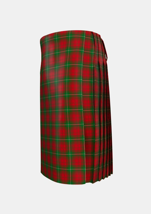 Traditional_Mauthe_Unidentified_Tartan_6000_kilt_left_image_with_pleated_design_and_adjustable_buckles_for_men
