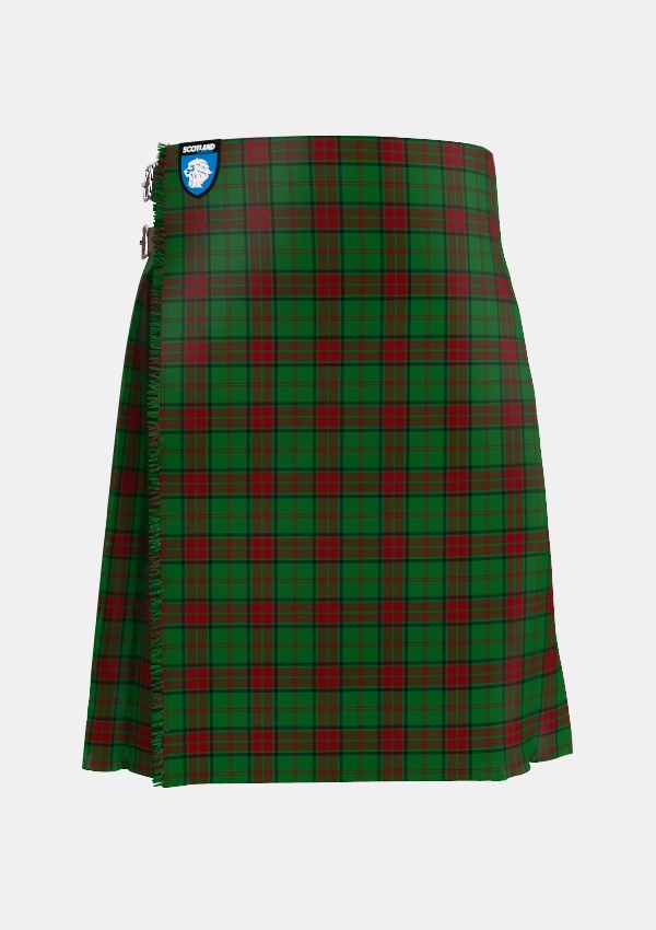 Traditional_Maxwell_Hunting_Tartan_865_kilt_front_image_with_pleated_design_and_adjustable_buckles_for_men