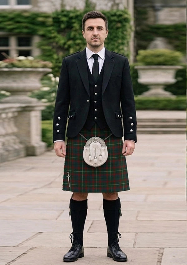Traditional_Mayo_County_Tartan_2270_Kilt_and_Argyle_Jacket_Kilt_Outfit_front_image
