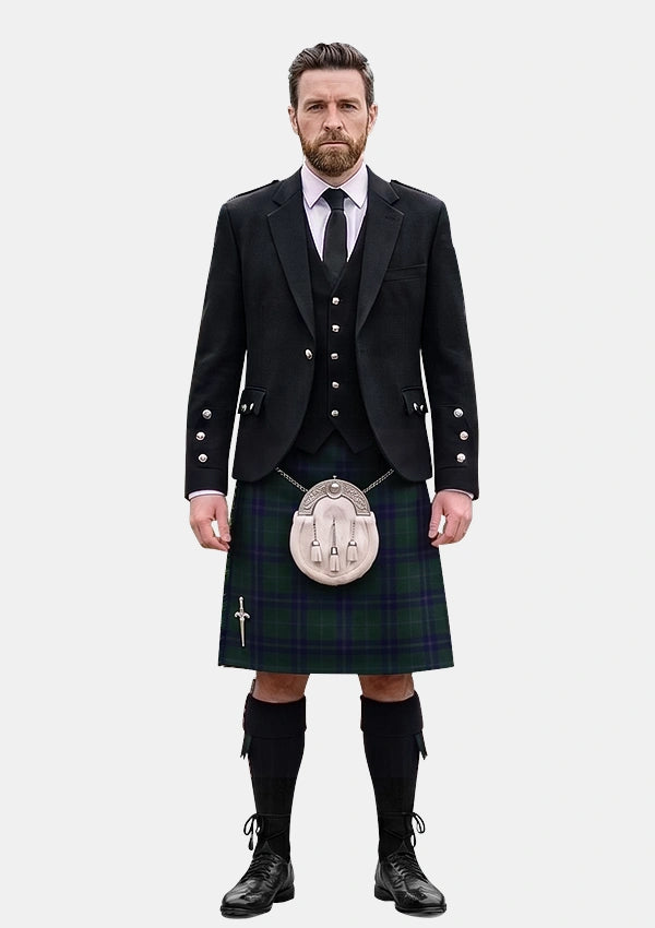 Traditional_McAndrew_B_Tartan_13614_Kilt_and_Argyle_Jacket_Kilt_Outfits_front_image