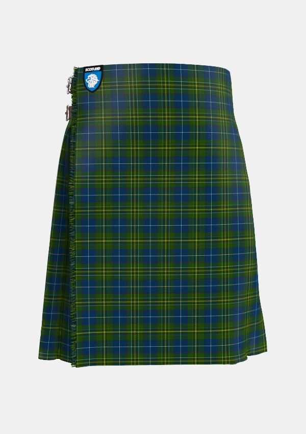 Traditional_McAvoy_Personal_Tartan_6687_kilt_front_image_with_pleated_design_and_adjustable_buckles_for_men