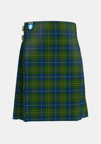 Traditional_McAvoy_Tartan_kilt_6687_front_image_with_pleated_design_and_adjustable_buckles_for_men