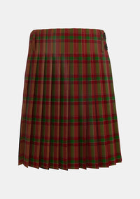 Traditional_McBrayer_Tartan_3321_kilt_back_image_with_pleated_design_and_adjustable_buckles_for_men