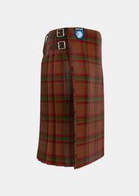 Traditional_McBrayer_Tartan_3321_kilt_right_image_with_pleated_design_and_adjustable_buckles_for_men