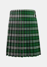 Traditional_McCandlish_Arisaid_Green_Tartan_3325_kilt_back_image_with_pleated_design_and_adjustable_buckles_for_men