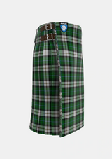 Traditional_McCandlish_Arisaid_Green_Tartan_3325_kilt_right_image_with_pleated_design_and_adjustable_buckles_for_men