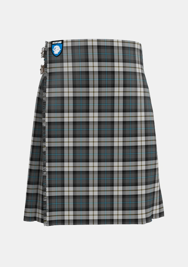 Traditional_McCandlish_Arisaid_Grey_Tartan_8232_kilt_front_image_with_pleated_design_and_adjustable_buckles_for_men