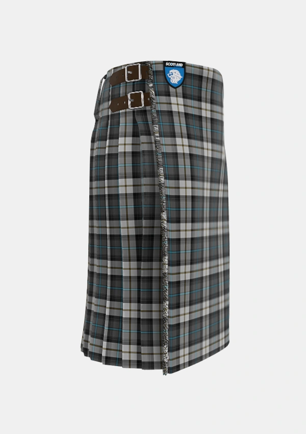Traditional_McCandlish_Arisaid_Grey_Tartan_8232_kilt_right_image_with_pleated_design_and_adjustable_buckles_for_men