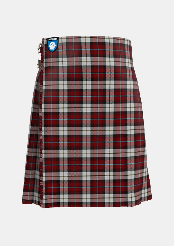 Traditional_McCandlish_Arisaid_Red_Tartan_3326_kilt_front_image_with_pleated_design_and_adjustable_buckles_for_men