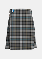 Traditional_McCandlish_Dress_Grey_Tartan_3327_kilt_front_image_with_pleated_design_and_adjustable_buckles_for_men