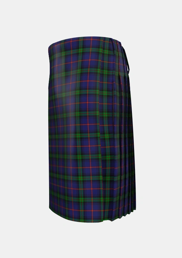 Traditional_McClafferty_Tartan_6471_kilt_left_image_with_pleated_design_and_adjustable_buckles_for_men